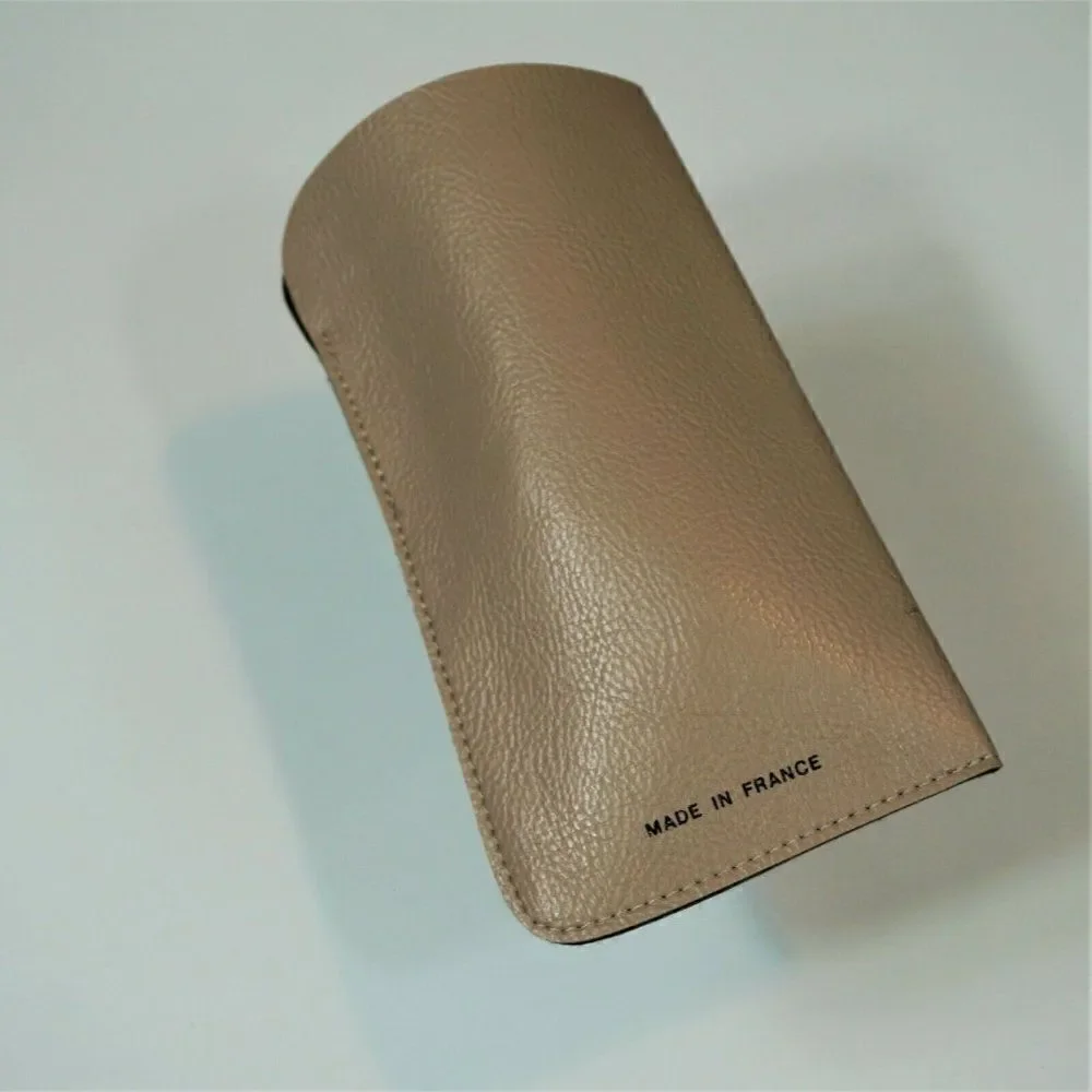 HR Helena Rubinstein Eyeglass Case Vintage 60s Made In France Soft Slip